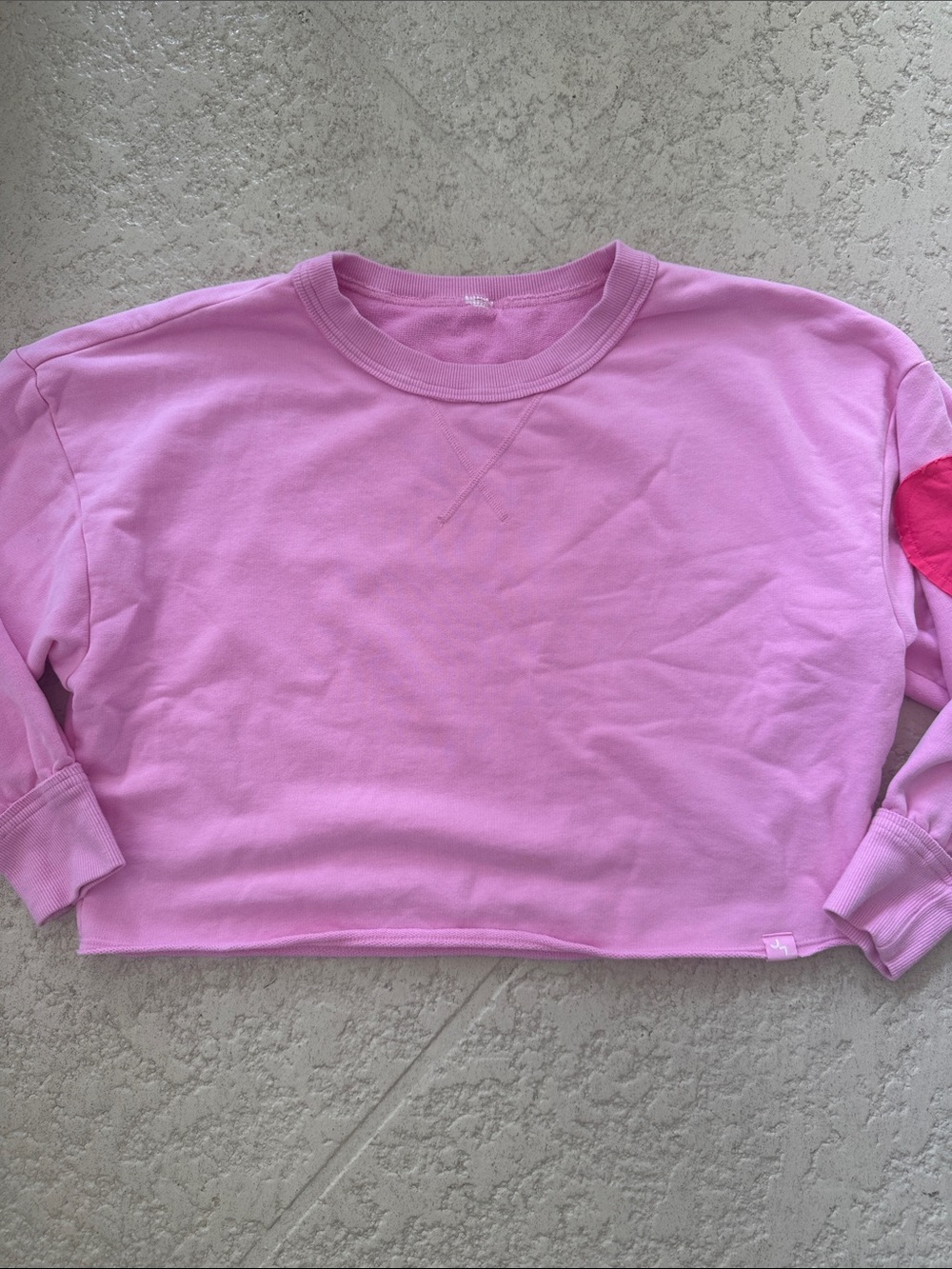 JoyLab Light Pink Pullover Sweatshirt - Picture 1 of 8